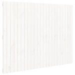 vidaXL Tête de lit murale Blanc 146 5x3x110 cm Bois massif de pin