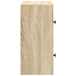 vidaXL Bibliothèque chêne sonoma 40x24x52 cm bois d'ingénierie