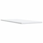 vidaXL Sommier à lattes de lit avec matelas Marron foncé 120x200 cm