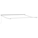 vidaXL Store rétractable manuel orange et marron 350x250 cm