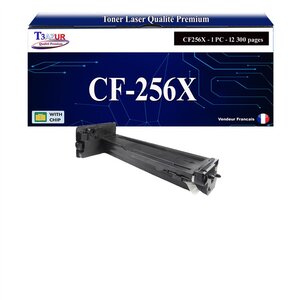 T3AZUR -Toner compatible avec HP CF256X (56X) pour HP LaserJet 436nda MFP  M436n MFP  LaserJet MFP M433a  M436dn  M436nda