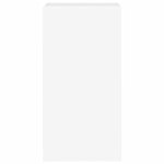 vidaXL Meuble TV mural avec lumières LED blanc 40 5x35x80 cm