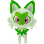 Jazwares PKW3402 - Pokémon - Set de 4 figurines de bataille - Pikachu  Crokel  Kwaks  Felori