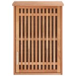 vidaXL Armoire murale de salle de bain 42x23x60cm Bois massif de noyer