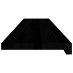 vidaXL Marches d'escalier 20 Pièces marron foncé 120x30x2 cm chêne massif