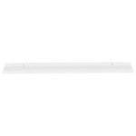vidaXL Étagères murales 2 Pièces Blanc brillant 115x9x3 cm
