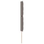 vidaXL Tête de lit LED avec bandes LED Taupe 144 cm tissu