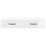 vidaXL Table d'appoint murale 87 5 x 34 5 x 17 cm Bois d'ingénierie