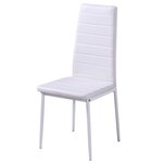 vidaXL Ensemble de table à manger sept pièces noir et blanc