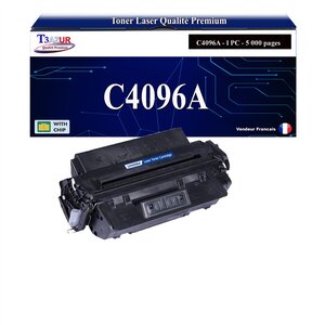 T3AZUR -Toner compatible avec HP C4096A (96A) pour HP LaserJet 2000 2100 2100SE 2100TN 2100XI 2200