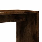 vidaXL Tables d'appoint 2 Pièces chêne fumé 50x30x50 cm bois d'ingénierie
