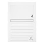 Paquet de 100 chemises à fenêtre SUPER 160g/m2 - 22x31cm - Couleurs assorties EXACOMPTA