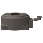 vidaXL Pied de parasol Argent 23 x 14 x 6 cm