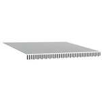 vidaXL Auvent rétractable automatique anthracite et blanc 400x300 cm