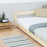 Lit double scandinave COMFY 200 x 200 blanc