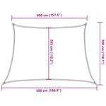 vidaXL Voile d'ombrage 160 g/m² trapèze terre cuite 4/5x3 m PEHD