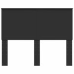 vidaXL Tête de lit Chêne noir 135 cm Bois d'ingénierie