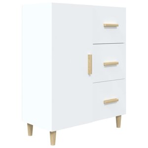 vidaXL Buffet blanc 69 5x34x90 cm bois d'ingénierie