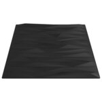 vidaXL Panneaux muraux 48 Pièces noir 50x50 cm XPS 12 m² pierre