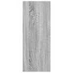 vidaXL Bibliothèque sonoma gris 40x30x77 cm bois d'ingénierie