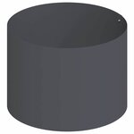 vidaXL Cache-pot de jardin Anthracite 90 x 90 x 20 cm Acier