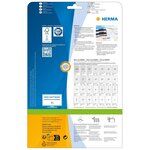 Etiquettes premium, 25 feuilles a4 83,8 x 50,8 mm, blanc herma