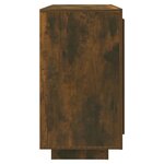 vidaXL Buffet Chêne fumé 80x40x75 cm Bois d'ingénierie
