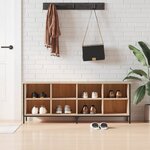 vidaXL Armoire à chaussures chêne sonoma 131x35x50cm bois d'ingénierie