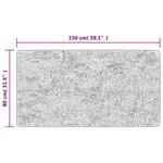 vidaXL Tapis lavable multicolore 80x150 cm antidérapant