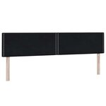 vidaXL Sommier à lattes de lit avec matelas noir 180x210 cm velours