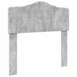 vidaXL Tête de lit Gris béton 80 cm Bois d'ingénierie