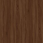 vidaXL Table de chevet Chêne marron 57x55x36 cm Bois d'ingénierie