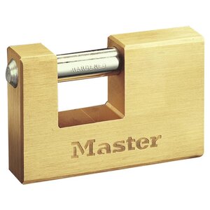 Master Lock Cadenas blindé Laiton massif 85 mm 608EURD
