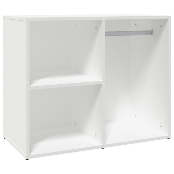 vidaXL Armoire de dressing Blanc 80x40x65 cm Bois d'ingénierie
