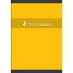 cahier agrafé A4 96 pages70g grands carreaux coloris aléatoires CONQUÉRANT