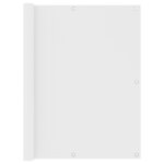 vidaXL Écran de balcon Blanc 120x600 cm Tissu Oxford