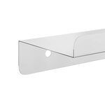 vidaXL Étagères murales 3 Pièces argenté acier inoxydable