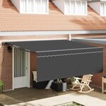 vidaXL Cadre d'auvent Jaune et blanc 350 x 250 cm