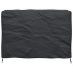vidaXL Housse pour mobilier d'extérieur Noir 140 x 70 x 90 cm 210D