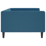 vidaXL Lit de repos sans matelas bleu 100x200 cm velours