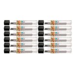 Etui de 12 mines HI-POLYMER SUPER 0 5 mm 2H x 12 PENTEL