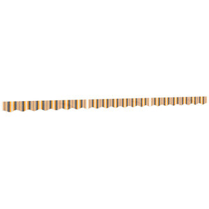 vidaXL Tissu de remplacement de cantonnière d’auvent rayure jaune gris