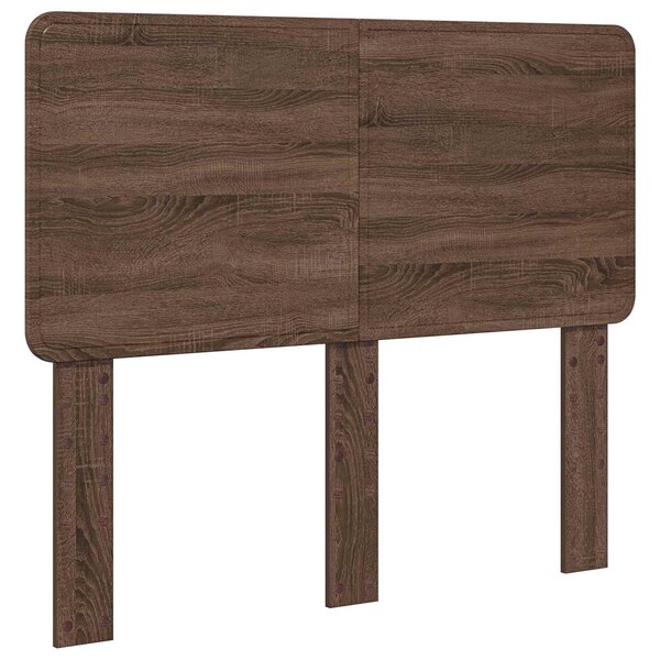 vidaXL Tête de lit Chêne brun 120 cm Bois d'ingénierie