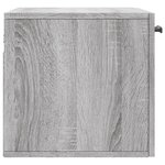 vidaXL Armoire murale Sonoma gris 60x36 5x35 cm Bois d'ingénierie