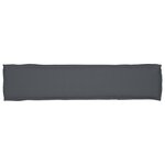 vidaXL Coussins en Palette pour Banc 2 Pièces Anthracite 180x40x8 cm Tissu Oxford