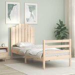 vidaXL Cadre de lit sans matelas bois massif