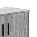 vidaXL Meuble TV sonoma gris 122x34x41 cm bois d'ingénierie