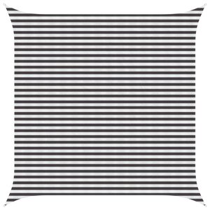 vidaXL Voile d'ombre Anthracite et blanc 4 5 x 4 5 m HDPE