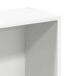 vidaXL Bibliothèque blanc 80x24x75 cm bois d'ingénierie