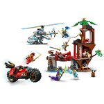 LEGO NINJAGO La cabane et les véhicules des Ninjas 71857 — 642 pièces dès 7 ans